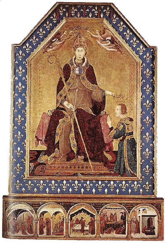 Simone Martini Altar of St Louis of Toulouse oil painting picture